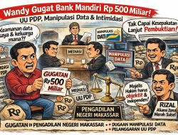 Wandy Roesandy Gugat Bank Mandiri Rp500 Miliar di PN Makassar, Aktivis Desak Komisi Yudisial Awasi