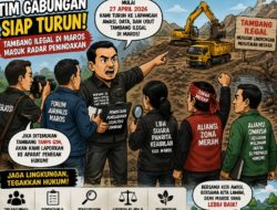 Tak Bisa Lagi Sembunyi! Tambang Ilegal Maros Dibidik Tim Gabungan