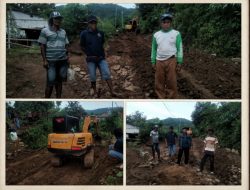 Swadaya Warga Tallasa Baru, Jalan Kampung 3 Km Diperbaiki Dengan Ekskavator