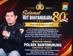 KIWAL Garuda Hitam PAC Simbang Apresiasi Polsek Bantimurung Jelang HUT Bhayangkara ke-80