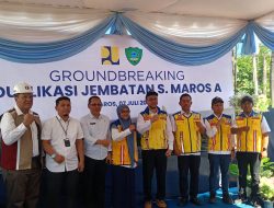 Groundbreaking Duplikasi Jembatan Sungai Maros Dimulai, Proyek Rp51,6 Miliar Ditarget Rampung September 2027