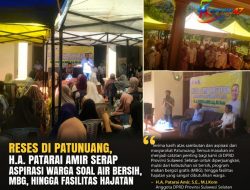 Reses di Patunuang, H.A. Patarai Amir Serap Aspirasi Warga Soal Air Bersih, MBG, hingga Fasilitas Hajatan