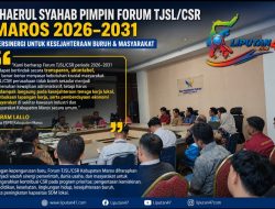 Era Baru TJSL/CSR Maros Dimulai, Chaerul Syahab Diberi Amanah Pimpin Forum Lima Tahun ke Depan