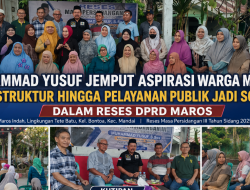 Muhammad Yusuf,S.Sos Jemput Aspirasi Warga Mandai, Infrastruktur Hingga Pelayanan Kesehatan dan Pendidikan Yang Menjadi Sorotan Dalam Reses DPRD Maros