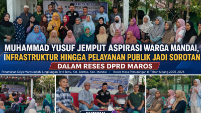 Muhammad Yusuf,S.Sos Jemput Aspirasi Warga Mandai, Infrastruktur Hingga Pelayanan Kesehatan dan Pendidikan Yang Menjadi Sorotan Dalam Reses DPRD Maros