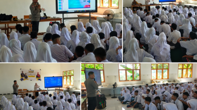 Kapolsek Bantimurung Tanamkan Budaya Anti Kekerasan dan Cegah Intoleransi serta Radikalisme di Kalangan Pelajar