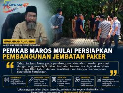 Pemkab Maros Mulai Persiapkan Pembangunan Jembatan Pakere, Tahun Ini Fokus Bangun Abutmen Senilai Rp3 Miliar