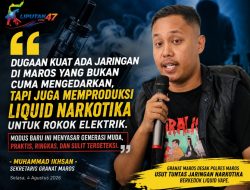 GRANAT Maros Alarmi Dugaan ‘Pabrik’ Liquid Narkoba, Desak Polisi Bongkar Jaringan yang Incar Generasi Muda