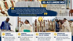 Perayaan Syukur 40 Tahun Imamat RD. Alo Lamere MSC, Umat Stasi St. Mikhael Meyano Bab Rayakan Kesetiaan dalam Panggilan