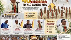 Perayaan Syukur 40 Tahun Hidup Membiara, RD. Alo Lamere MSC
