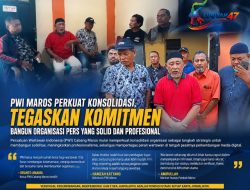 PWI Maros Perkuat Konsolidasi, Tegaskan Komitmen Bangun Organisasi Pers yang Solid dan Profesional