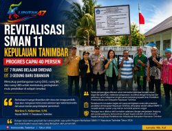 Revitalisasi SMAN 11 Kepulauan Tanimbar Capai 40 Persen, Tujuh Ruang Belajar dan Tiga Gedung Baru Dibangun