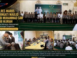 Polres Maros Gelar Maulid Nabi 1448 H, Perkuat Keimanan dan Semangat Pengabdian
