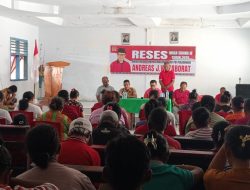 Anggota DPRD Provinsi Maluku Andreas Taborat Gelar Reses Masa Sidang III di Kecamatan Kormomolin