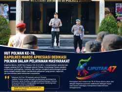 HUT Polwan ke-78, Kapolres Maros Apresiasi Dedikasi Polwan dalam Pelayanan Masyarakat