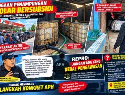 SOLAR LANGKA, TANDON & SELANG 4 INCI MUNCUL DI WILAYAH KELURAHAN ALLEPOLEA KEC. LAU: ADA APA DI BALIK DUGAAN PENAMPUNGAN BBM BERSUBSIDI?