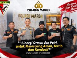 Ketua MPC Kiwal Garuda Hitam Kabupaten Maros Audiensi dengan Kapolres Maros, Perkuat Sinergi Kamtibmas
