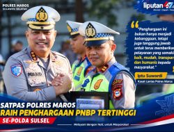 Satpas Polres Maros Raih Penghargaan PNBP Tertinggi se-Polda Sulsel