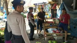 Patroli Dialogis di Pasar, Polres Maros Ajak Pedagang Bersama Jaga Kamtibmas