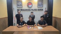 Satresnarkoba Polres Maros Amankan Pria di Bontoa, 20,39 Gram Diduga Sabu Disita
