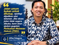 Akses Jalan Warga dan Sekolah Ditutup, Kuasa Hukum SPIDI-SADIQ Siapkan Gugatan PMH