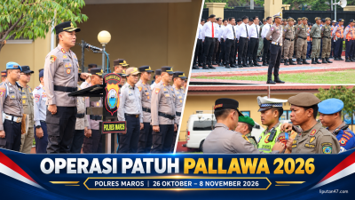 Polres Maros Gelar Operasi Patuh Pallawa 2026, Sasar 9 Pelanggaran Prioritas
